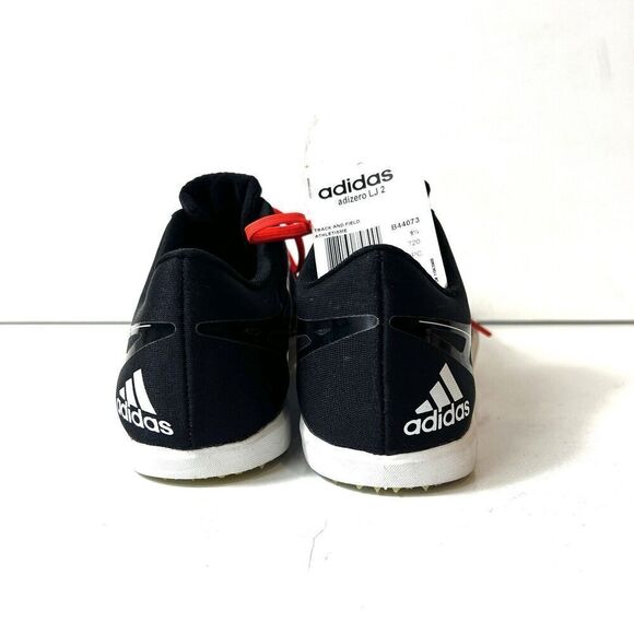 Adidas Adizero LJ 2 Athletisme Mens 10 Track & Field Shoe Spikes Black/White New - Picture 9 of 11